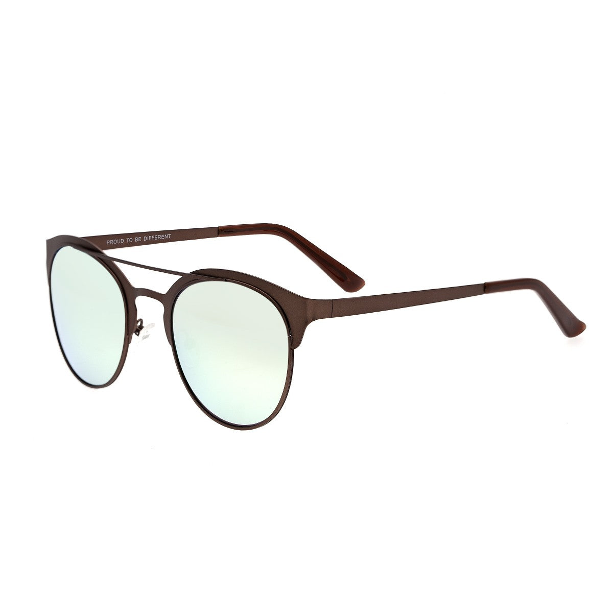Breed Phoenix Titanium Polarized Sunglasses - Brown/Celeste - BSG036BN