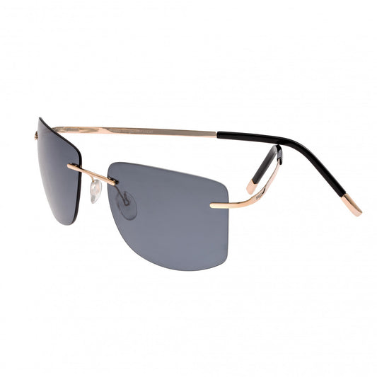 Breed Aero Polarized Sunglasses - Gold/Black - BSG041GD
