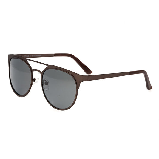 Breed Mensa Titanium Polarized Sunglasses - Brown/Black - BSG037BN