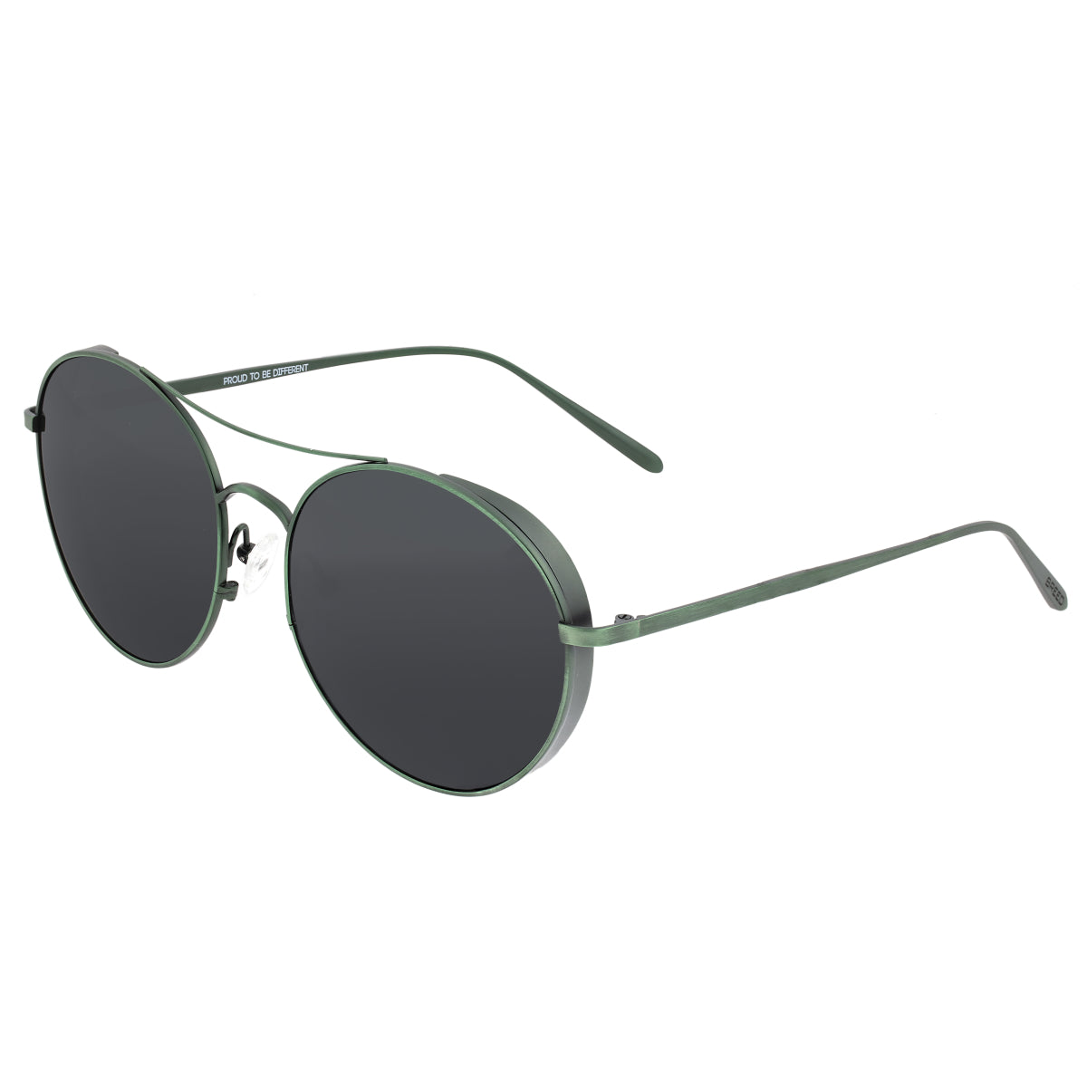 Breed Barlow Titanium Polarized Sunglasses - Green/Black - BSG055GN