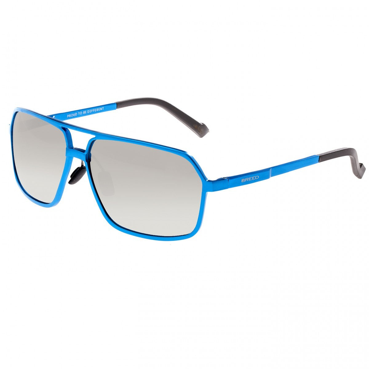 Breed Fornax Aluminium Polarized Sunglasses - Blue/Silver - BSG023BL