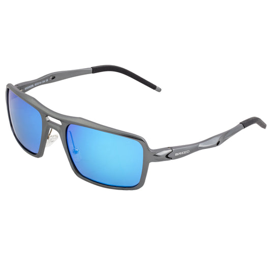 Breed Orpheus Aluminum Polarized Sunglasses - Gunmetal/Blue - BSG062BL
