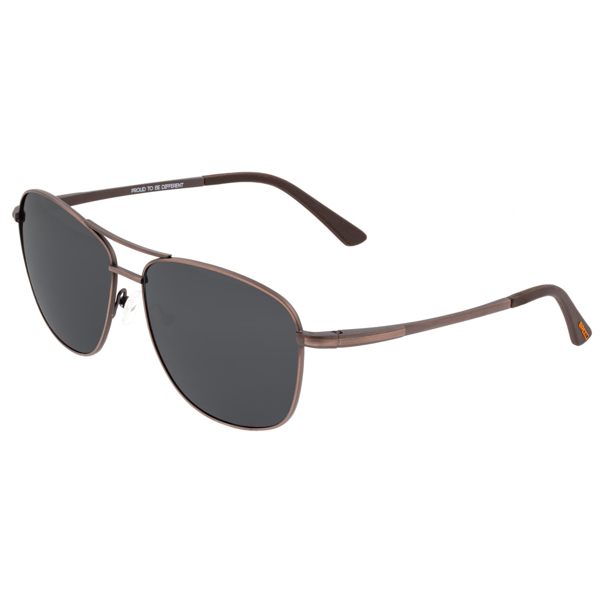 Breed Hera Titanium Polarized Sunglasses - Brown//Black - BSG054RB