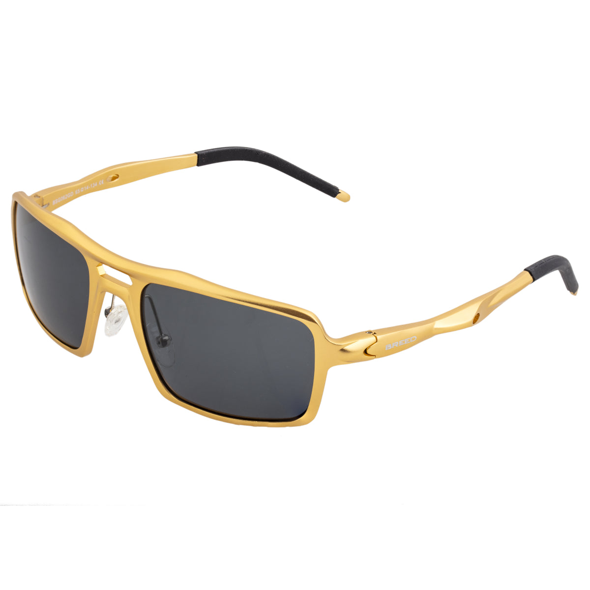 Breed Orpheus Aluminum Polarized Sunglasses - Gold/Black - BSG062GD
