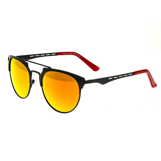 Breed Hercules Titanium Polarized Sunglasses - Black/Red-Yellow - BSG039BK
