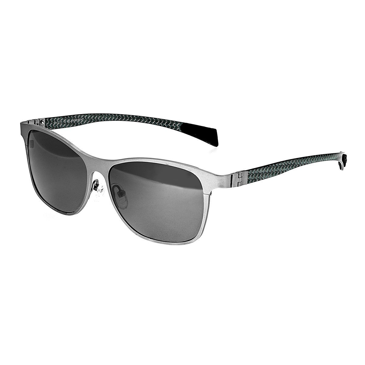 Breed Templar Titanium Polarized Sunglasses - Silver/Black - BSG035SR