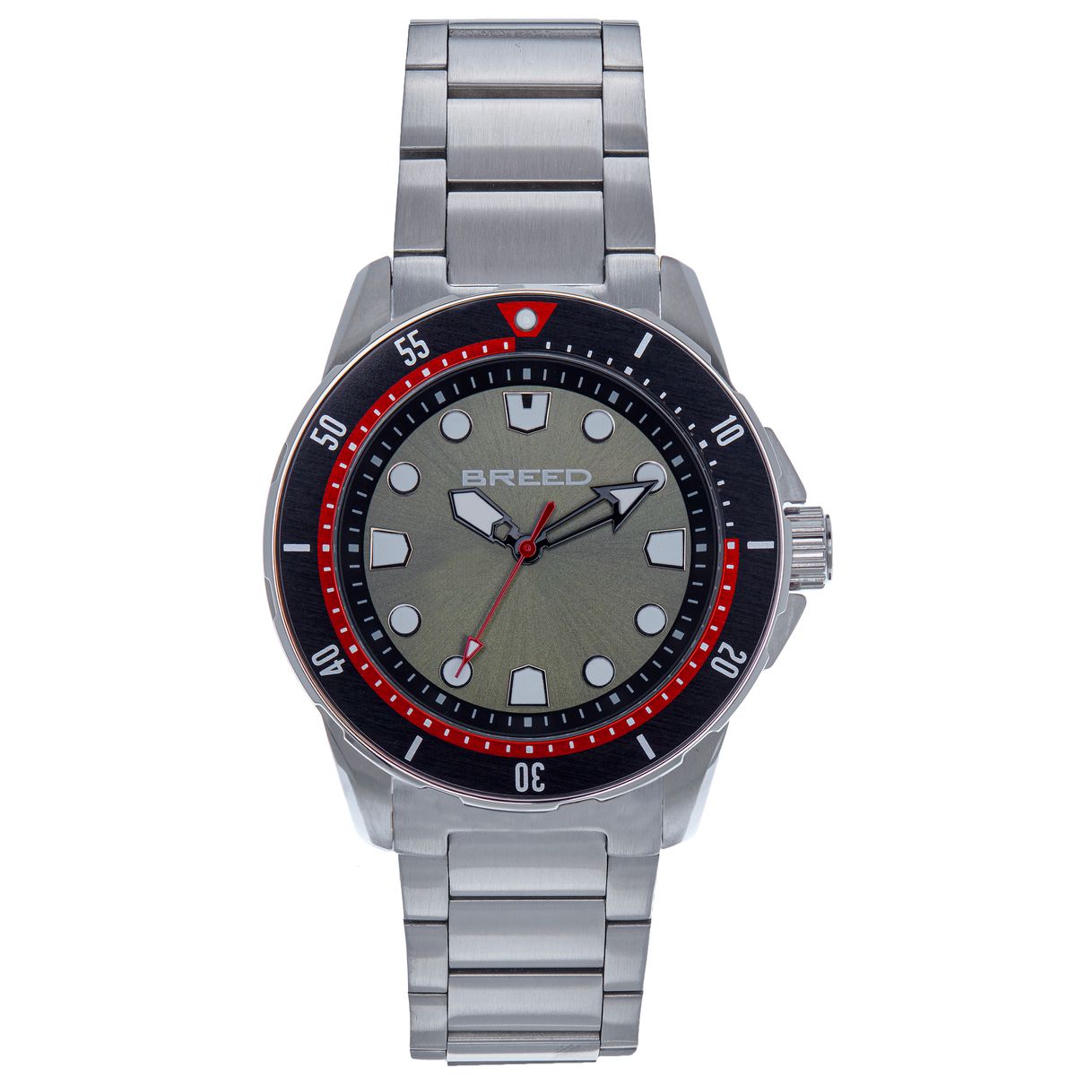 Breed Colton Bracelet Watch - Olive - BRD9403