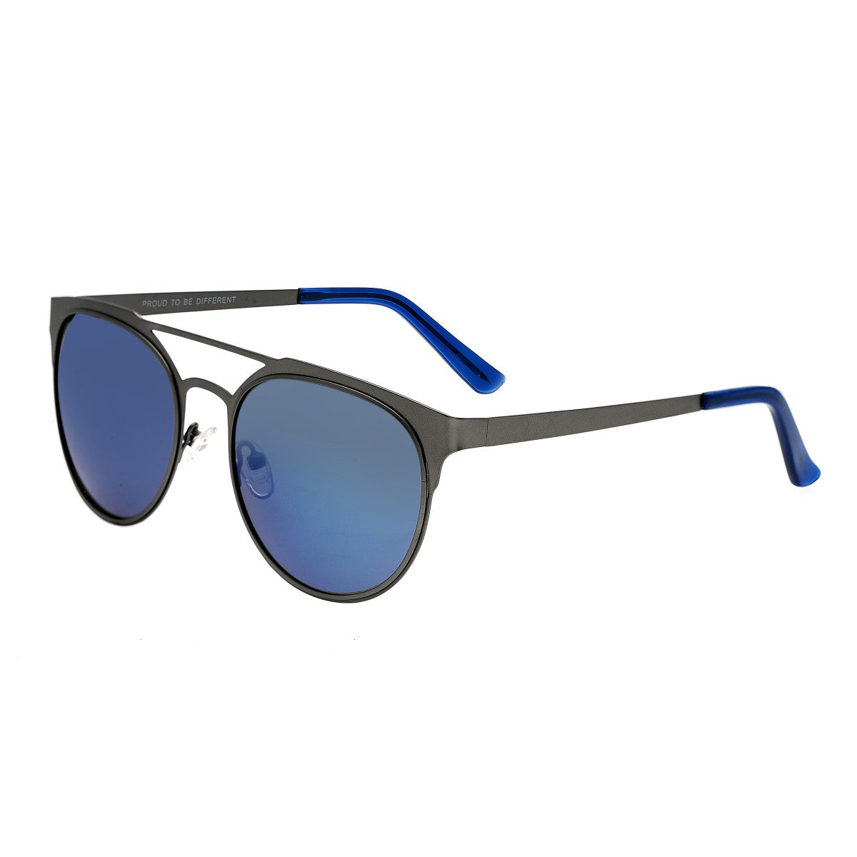 Breed Mensa Titanium Polarized Sunglasses - Gunmetal/Blue - BSG037GM