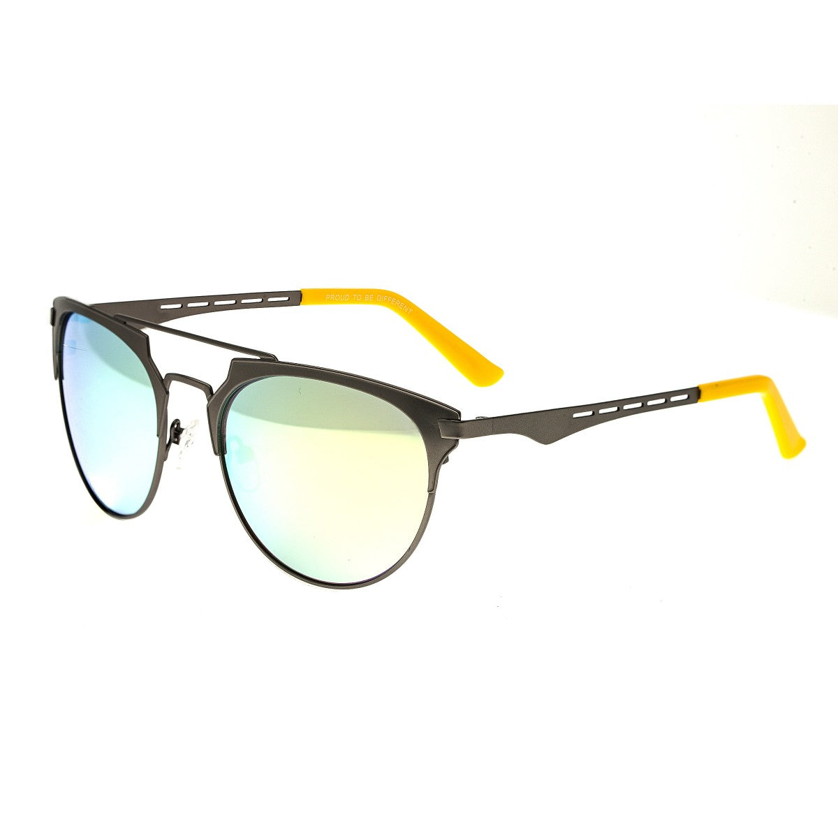 Breed Hercules Titanium Polarized Sunglasses - Gunmetal/Celeste-Yellow - BSG039GM