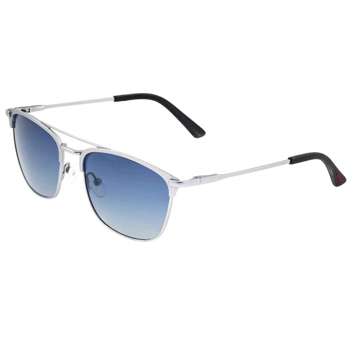 Breed Zodiac Titanium Polarized Sunglasses - Silver/Blue - BSG053SL