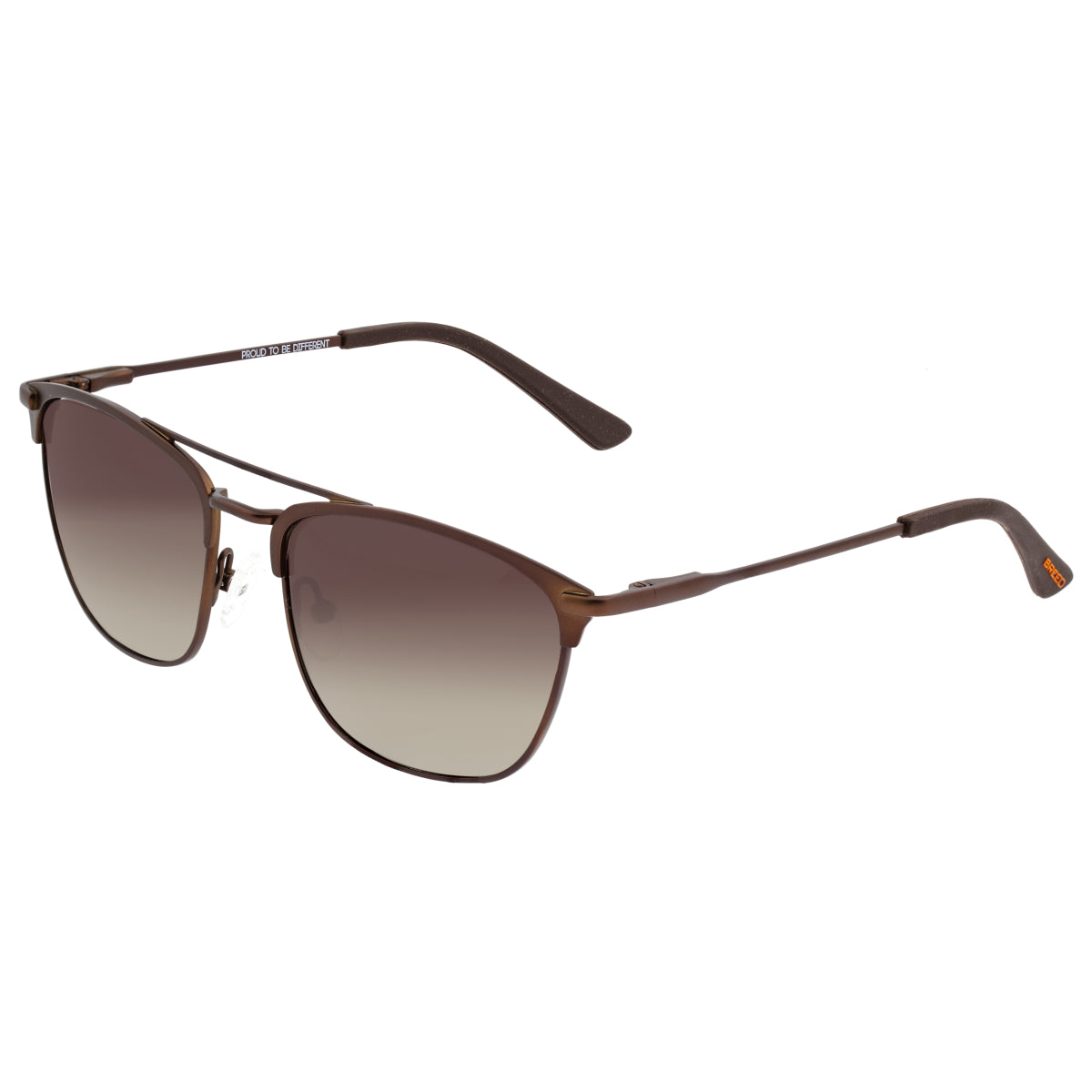 Breed Zodiac Titanium Polarized Sunglasses - Brown/Brown - BSG053BN