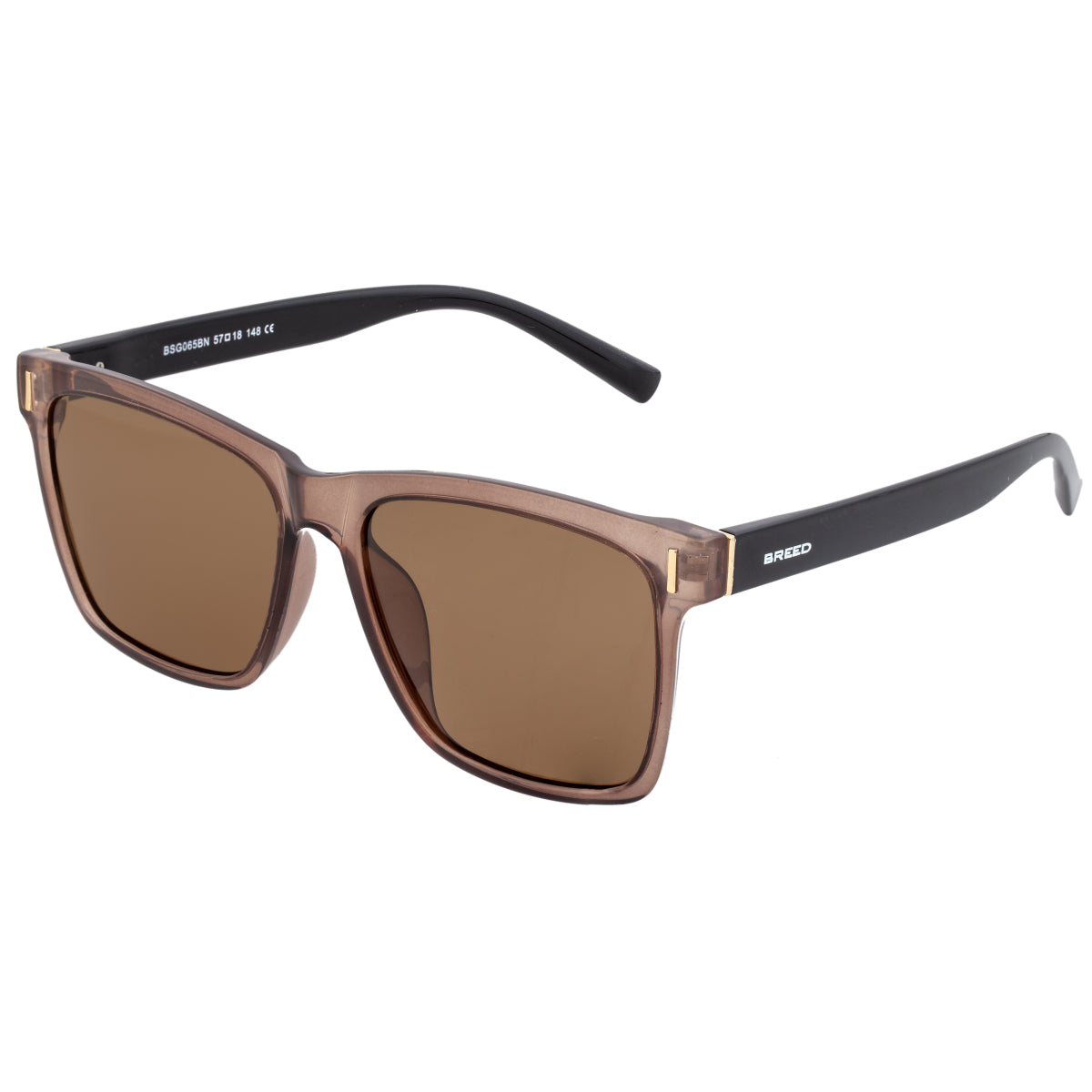 Breed Pictor Polarized Sunglasses - Brown/Black - BSG065BN