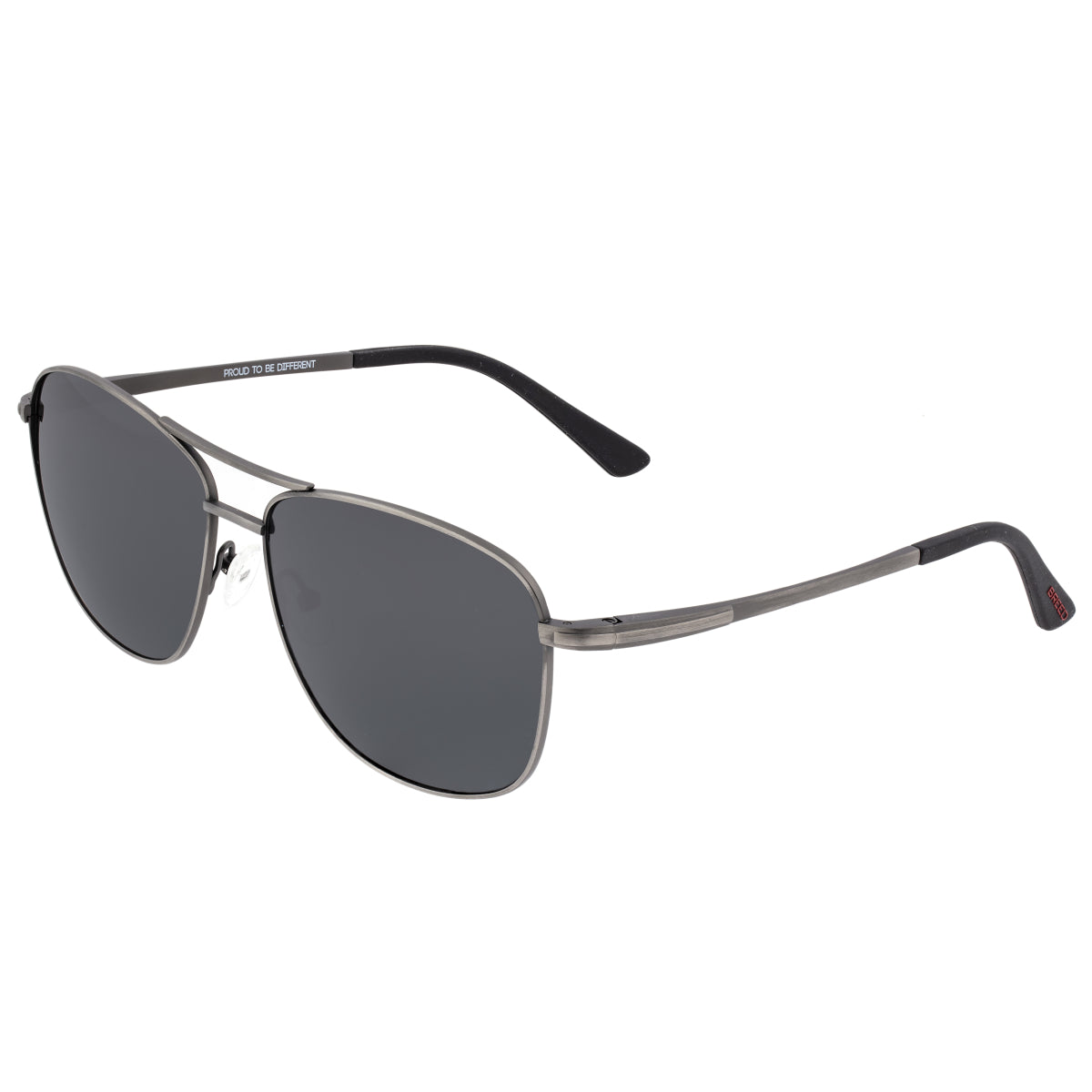 Breed Hera Titanium Polarized Sunglasses - Gunmetal/Black - BSG054GY