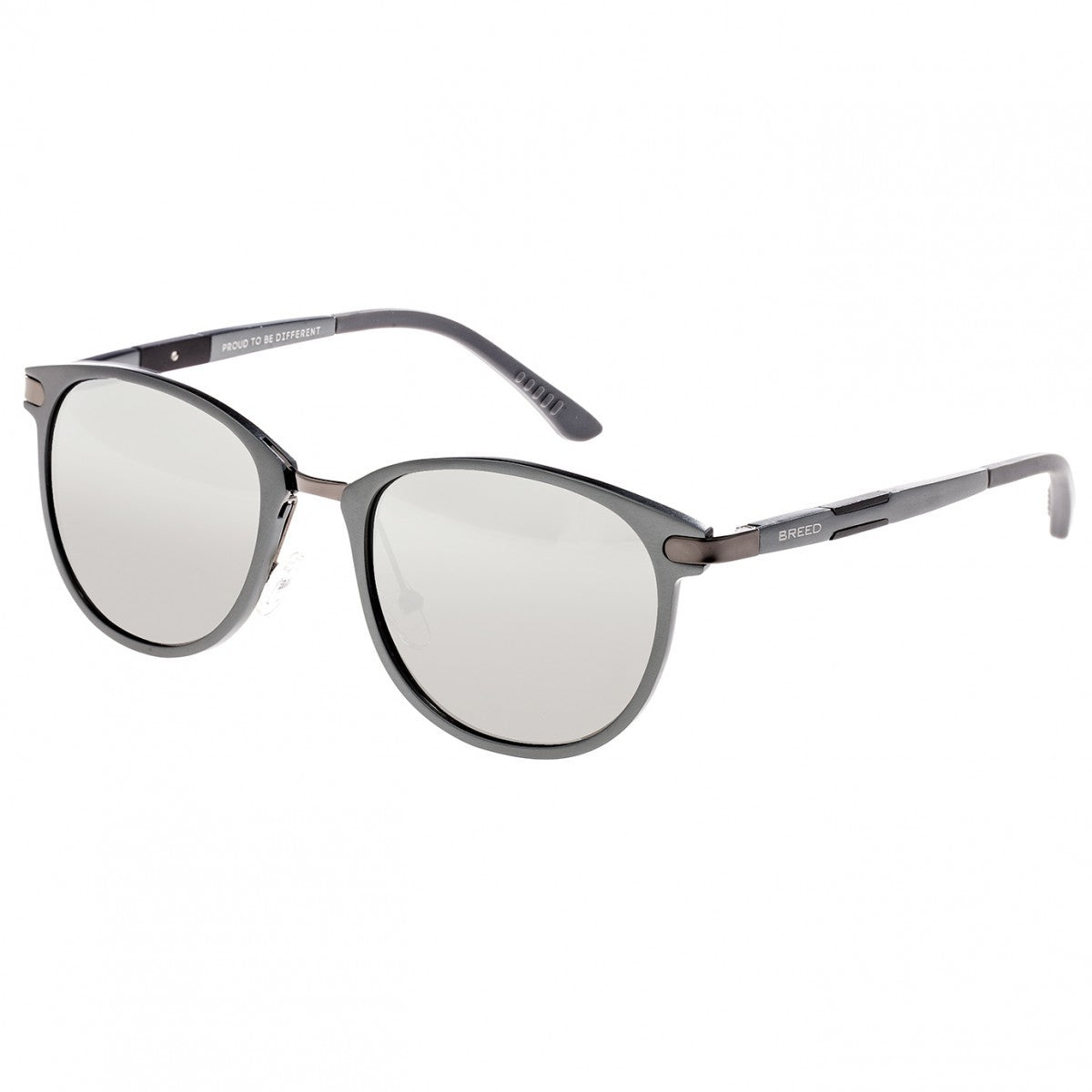 Breed Orion Aluminium Polarized Sunglasses - Gunmetal/Silver - BSG020GM