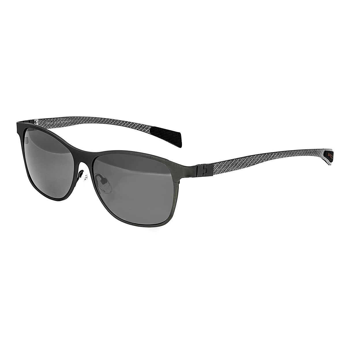Breed Templar Titanium Polarized Sunglasses - Gunmetal/Black - BSG035GM
